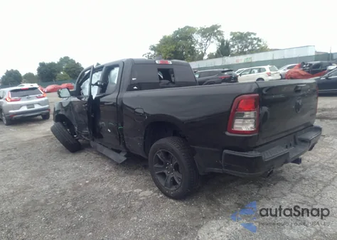 2022 Ram 1500 Big Horn Quad Cab 4X4 6'4 Box from USA, damaged, VIN 1C6SRFBT9NN133074